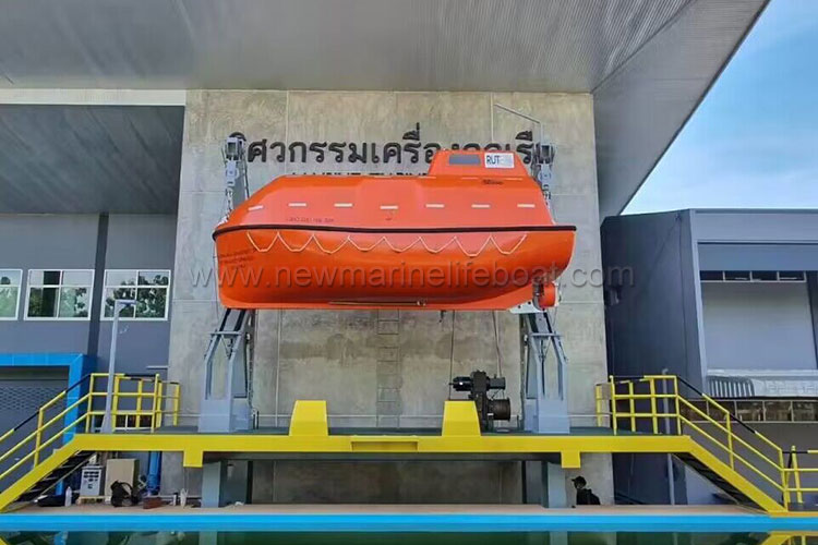 The manufacturer tells you how to maintain the lifeboat